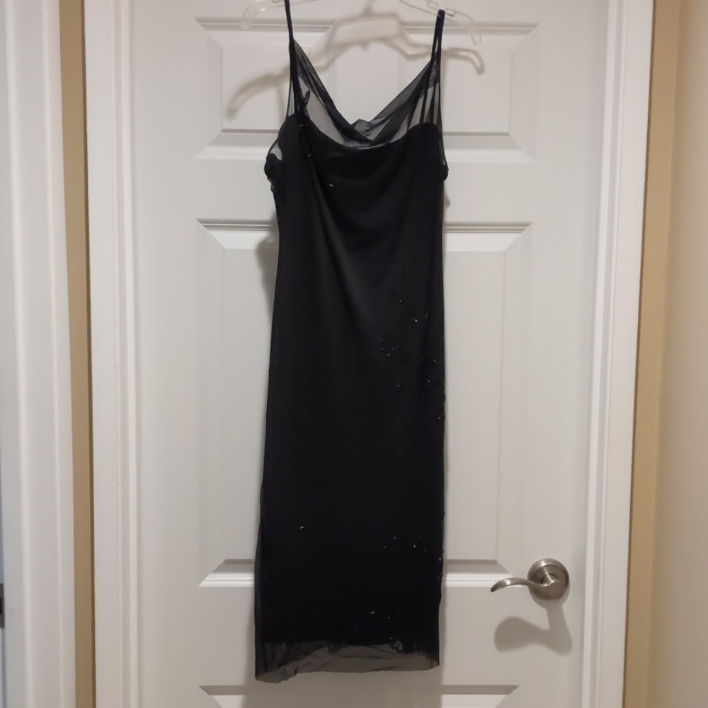 Black evening dress, size 4